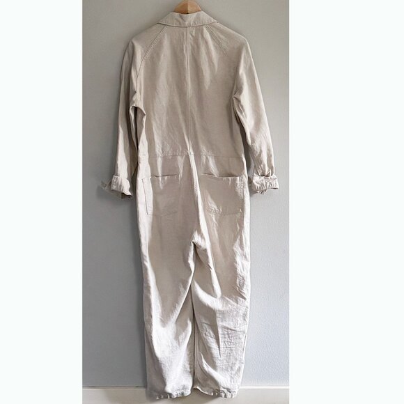 Outerknown Station Jumpsuit Natural - Picture 4 of 7
